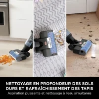 Shark HydroVac WD210EU - Aspirateur Laveur sans fil pour sols durs - Brosse rotative antimicrobienne(m-5)
