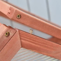 Outsunny Garden Cold Frame Polycarbonate Greenhouse with Adjustable Shelves, Double Doors, Openable Top Covers, Grow House for Flower Vegetable Plants, 80 x 47 x 138cm, Orange(m-9)