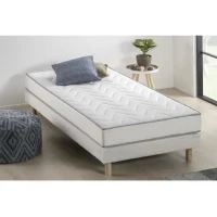 Ensemble matelas + sommier UNELMA 90 x 190 - 5 zones et mémoire de forme - 16 cm - DEKO DREAM(m-1)