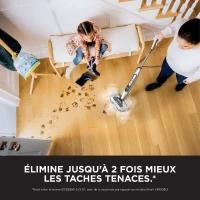 SHARK S8201EU Steam Mop - Balai Vapeur Automatique - 2 tampons rotatifs - 3 réglages vapeur - Elimine taches et saleté(m-3)