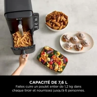 Friteuse sans huile NINJA - Double Stack SL300EU - Capacité 7,6L - 6 programmes de cuisson - 2470W(m-5)