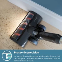 Aspirateur balai sans fil - PHILIPS - XC3033/01 - Série 3000 - batterie lithium-ion 25.2V - balai a LED - Vert Cargo(m-5)