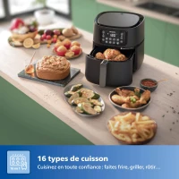 Friteuse sans huile - PHILIPS - HD9285/93 Airfryer - Connecté - Noir - Série 5000 - 7.2L(m-3)