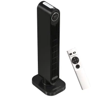 HOMCOM 2000W Ceramic Electric Heater with Fan, Timer, Oscillation - Black(m-11)
