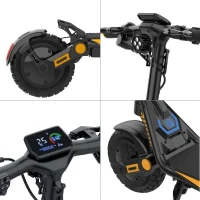 Trottinette électrique - URBANGLIDE - All Road 6 2x2 - 800 W - Pneus 10 - Max 25 km/h - Autonomie jusqu'a 80 km(m-2)