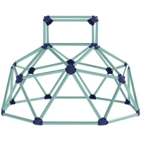 AIYAPLAY Climbing Dome Ø182.5 cm UV-resistant, Waterproof Climbing Dome for Children up to 90 kg, Ages 3–8, Plastic, Blue(m-6)