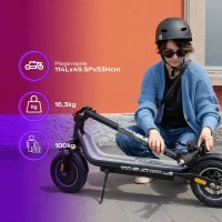 Trottinette électrique - URBANGLIDE - 100 EVO - 450 W - Pneus 10 - Max 25 km/h - Autonomie jusqu'a 25 km(m-3)