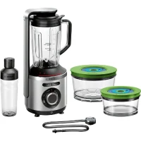 Blender sous vide 2-en-1 - BOSCH - VitaPower Série 8 MMBV625M - 1000 W - Inox / Noir(m-1)