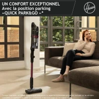 Hoover HF1 Plus Flex - Aspirateur Balai sans Fil avec Tube Flexible HF1P10HX - Léger & Puissant - Turbo Mode - Brosse Anti-Twist LED(m-6)