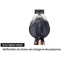 SAMSUNG Jet 75E Turbo VS20B75B1R4 - Aspirateur Balai - Puissance 200 AW - 60 minutes d'autonomie - Station de chargement 2-en-1(m-6)