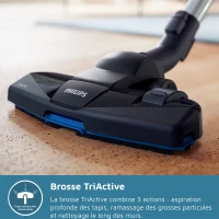 Aspirateur sans sac PHILIPS - FC9330/09 - Série 3000 PowerPro Compact - 900W - 76db - Rouge(m-5)