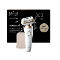 Épilateur - BRAUN - Silk-épil 9-011 3D - Sans fil - 2 modes - Blanc(m-1)