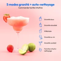 Machine a boissons glacées et granitées MEDION - MD12090 - Capacité 2,6L - 5 programmes - 200W(m-6)