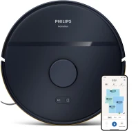 Aspirateur robot laveur avec station - PHILIPS - XU2000/15 - Série 2000 - 6000 Pa - = 66 dB - Bleu nuit(m-1)