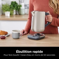 Bouilloire - NINJA - KT201EU - 3000 W - 1,7 L - Socle 360° - Température réglable - Inox(m-4)