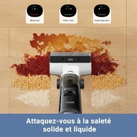 MOVA K20 - Aspirateur Laveur Sec Et Humide - Poids Léger de 4 kg - Nettoyage Auto Double Rotation - Écran LED(m-2)