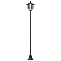 Outsunny Outdoor Garden Solar Post Lamp Sensor Light  LED Lantern Bollard Pathway Torch Light 1.77m Tall