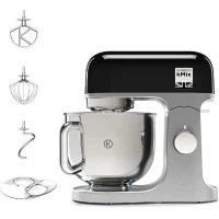 Robot pâtissier Kenwood kMix KMX750BK - bol 5 litres - 6 vitesses - 3 accessoires - noir(m-1)