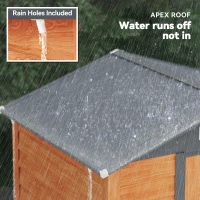 Outsunny 6.5 x 5ft Metal Garden Shed, House Hut Gardening Tool Storage with Ventilations, Sliding Door, Sloped Roof for Garden, Patio, Brown(m-7)