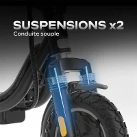 Trottinette électrique - EZWAY - EX100 - 450 W - Roues 10 - Autonomie 25 km(m-4)