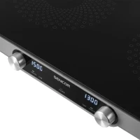 Plaque de cuisson infrarouge - SENCOR - SCP 2803BK SmoothCook - 3500 W - 2 foyers vitrocéramique - Noir(m-4)