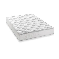 Pack Complet Matelas 160 x 200 cm + Sommier + Couette + 2 Oreillers - 24 cm - DEKO DREAM Malin(m-3)