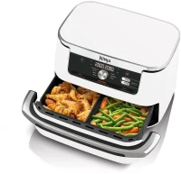 Friteuse sans huile NINJA - Foodi Flex AF500EUWH - Capacité 10,4L - 7 programmes de cuisson - Blanc - 2470W(m-4)