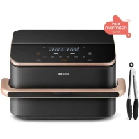 Friteuse sans huile COSORI - Dual Blaze Twinfry Chef Edition - Capacité 10L - 6 programmes - 2800W - Noir(m-1)