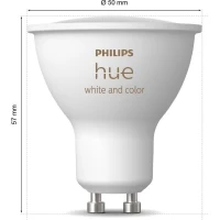 Ampoules LED connectées de marque PHILIPS, offrant une luminosité ajustable et une large gamme de couleurs.(m-3)