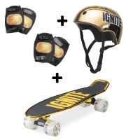 Set glisse urbaine - MONDO - IGNITE Combo Set Tyro - Skateboard et protections - Or(m-1)