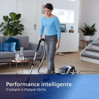 Aspirateur Traineau sans sac PHILIPS PowerPro Compact - FC9332/09 - 900W - Filtre Allergy H13 - Classe énergétique A(m-4)