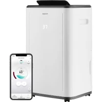 Déshumidificateur mobile intelligent - SENCOR - SDH 2028WH - 360 W - 20 L/jour - Réservoir : 6 L - 2 vitesses - Blanc(m-1)
