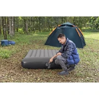 Matelas gonflable - BESTWAY - 671BS - Tritech Queen - 2 places, pompe USB intégrée, 2,03 m x 1,52 m x 30 cm(m-4)