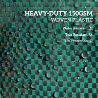 Outsunny Garden Waste Bags, 272L x 3 Heavy Duty Garden Bags, Foldable and Reusable Waste Sacks with Handles for Loading Leaf, Trash, Debris, Green(m-4)