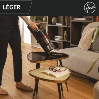 Hoover HF1 Plus Flex - Aspirateur Balai sans Fil avec Tube Flexible HF1P10HX - Léger & Puissant - Turbo Mode - Brosse Anti-Twist LED(m-2)
