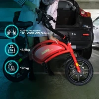 Draisienne électrique - URBANGLIDE - BIKE 140 RED - 36V - 350W - Pneus 14 - Autonomie 18KM - Vitesse max 25KM/h(m-3)