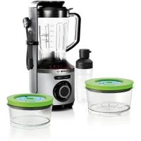 Blender sous vide 2-en-1 - BOSCH - VitaPower Série 8 MMBV625M - 1000 W - Inox / Noir(m-3)