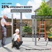 Outsunny 6.5 x 5ft Metal Garden Shed, House Hut Gardening Tool Storage with Ventilations, Sliding Door, Sloped Roof for Garden, Patio, Brown(m-4)