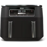 Friteuse sans huile NINJA - Foodi AF200EU - Capacité 7,6L - Double cuve - 4 programmes de cuisson - 2400W(m-1)