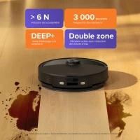 ROBOROCK Q10 VF+ - Aspirateur Robot Laveur avec Station de Vidage Automatique - Puissance 10000 Pa - Autonomie 150 min(m-3)