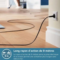 Aspirateur avec sac - PHILIPS - XD3100/06 - Série 3000 Performer Compact - 900W - 79db - Violet(m-5)