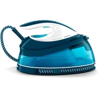 Centrale Vapeur - PHILIPS - GC7840/20 - PerfectCare Compact - 6.5 bars - 1.5L - Bleu/Blanc(m-1)
