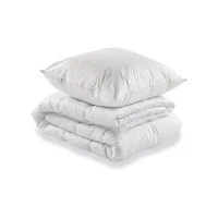 Pack pret a dormir Matelas 90x190 cm + Sommier + Couette + 1 oreiller 60x60 cm - 14 cm - DEKO DREAM TOP(m-3)