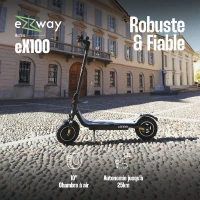 Trottinette électrique - EZWAY - EX100 - 450 W - Roues 10 - Autonomie 25 km(m-2)