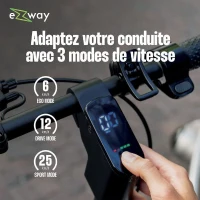 Trottinette électrique EZWAY - EX85 - 300 W - Roues 8,5 - Autonomie 20 km(m-4)
