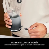 Blender portable NINJA Blast Max - BC251EUGY - bol 530 ml - autonomie 2h - sans fil - sans BPA - gris(m-4)