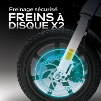 Draisienne électrique - URBANGLIDE - BIKE 140 WHITE - 36V - 350W - Pneus 14 - Autonomie 18KM - Vitesse max 25KM/h(m-4)