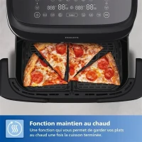 Friteuse sans huile - PHILIPS - NA150/00 - Airfryer Série 1000 - Panier flexible 7.L - Séparateur amovible - 2400W - Noir(m-5)