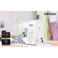 Machine a Coudre Numérique - MEDION - SD 36 - 38W - 270 Points - 700 tr/min - LED - Blanc(m-5)