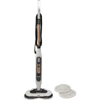 SHARK S8201EU Steam Mop - Balai Vapeur Automatique - 2 tampons rotatifs - 3 réglages vapeur - Elimine taches et saleté(m-1)